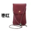 Bolsa Linda para Teléfono Móvil Nueva Moda para Niña Mini Bolso Envoltorio Cruzado Bolso de Hombro Único Correa para el Cuello Moda Coreana