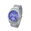 Reloj de Hombre Multifuncional Deportivo para Exteriores Moda Simple Hueco Reloj de Cuarzo Redondo Casual Reloj para Hombre