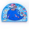 Gorro de Natación de Tela Sin Sensación de Presión para Niños de Cabello Largo y Corto Dibujos Animados Lindos Niños y Niñas Bebés Gorro de Natación para Niños sin Cabeza