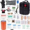 Equipo de Supervivencia para Acampar al Aire Libre Bolsa Táctica Molle para Trauma Kit de Supervivencia de Emergencia Primeros Auxilios Juego de Vendajes Hemostáticos Tácticos