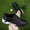 Novos Sapatos Casuais Masculinos e Femininos para Exterior, Sapatos de Golfe de Tamanho Grande, Sapatos Esportivos para Exterior, Sapatos de Treinamento de Golfe com Fivela