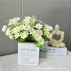 Flor simulada duas cores camomila margaridinha pequena fresca crisântemo persa crisântemo holandês flor de amoreira flores decorativas de sucesso transfronteiriço