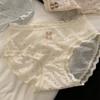 Té de leche Bobo chica dulce dopamina dulce pequeño fresco malla de alta elasticidad lindo lazo ropa interior