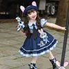 Disfraz de Policía Conejo para Niña Vestido de Princesa Infantil Vestido de Judy de Zootopia de Verano Vestido Lolita