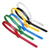 Abraçadeiras de Nylon Removíveis, Abraçadeiras de Plástico Coloridas Removíveis para Jardinagem, Fivelas Reutilizáveis