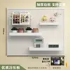 Estante de Almacenamiento con Tablero Perforado Estante de Herramientas para Entrada Cocina Tienda Multifuncional Hardware de Pared de Acero Inoxidable Tablero Colgante de Almacenamiento