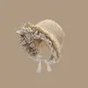 Sombrero de Protección Solar para Niños, Sombrero de Paja para Niñas, Sombrero para Bebé, Sombrero Delgado de Sol de Verano, Sombrero de Princesa con Ala Ancha, Sombrero de Playa para la Costa