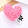 Accesorios, Ropa y Prendas de Felpa con Forma de Corazón para Otoño e Invierno, Accesorios para el Cabello, Corazón Tridimensional Relleno de Algodón con Etiqueta