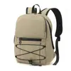 Mochila Casual Leve Estilo Coreano Moderna Portátil Mochila para Estudante do Ensino Médio Versátil Viagem Grande Capacidade Bolsa de Ombro Duplo
