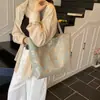 Bolso de Axila Nuevo Estilo Chino para Mujer 2025 Nuevo Verano Bolso Versátil de Tela Bolso de Hombro Único para Salir a Trabajar Bolso Tote Pequeño