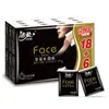 Papel de pañuelo Jie Rou Agua Facial Negra Tissue Facial Resistente al Agua BU084-24 Portátil para Llevar Aroma a Colonia 4 Capas 6 Hojas 24 Paquetes