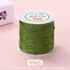 No. 72 Hilo de Cuerda de Jade y Hilo de Jade para Tejer, Pulsera de Cuerda Trenzada Hecha a Mano para DIY, Hilo de Cuerda Trenzada de Tienda de Oro, Venta Directa del Fabricante