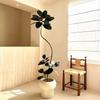 Lámpara de jardinería nórdica de lujo para sala de estar interior, maceta grande de alta gama, lámpara de lujo biónica, adornos de plantas de árbol falso, simulación verde