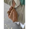 Outono e inverno vintage nicho pele de veado lã axila bolsa feminina 2024 nova bolsa simples bolsa de ombro de grande capacidade