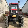 Tractor Multifuncional de Cuatro Ruedas Oriental Rojo Lx804 para Uso en Tierra Seca y Húmeda, Máquina para Desyerbar y Rotocultivar