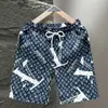 Nuevos Shorts de Verano para Hombre, de Seda Helada de Secado Rápido, Marca de Tendencia Estampados, Shorts Casuales Holgados para Playa, Shorts de Longitud Media para Usar al Aire Libre