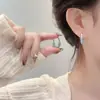 Verde Menta~Aretes de Broquel con Broche de Diamantes Completos Turquesa, Aretes de Lujo de Alta Gama para Mujer, Nuevos Estilos 2026 Pinzas para Oreja y Broqueles
