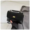Bolso Rombo Pequeño Fragante Transfronterizo Nuevo Retro para Mujer Bolso Cuadrado Pequeño Portátil Bolso de Hombro Cruzado Casual Versátil de Moda