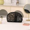 Bolsa de Cosméticos de Corazón Nuevo de Lian Malla Portátil Almacenamiento de Cosméticos Estilo Ins Bolsa de Almacenamiento de Artículos de Tocador de Viaje Venta al por Mayor