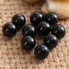 Cuentas de ágata de medio agujero cuentas sueltas no porosas cuentas sueltas de calcedonia accesorios para joyería ágata rojo cuentas redondas no porosas piedra de ojo de tigre cuentas individuales