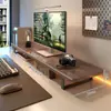 Soporte para Monitor de Escritorio para Sala de eSports Protección del Cuello Soporte para Computadora de Escritorio Soporte para Laptop Estante de Almacenamiento para Escritorio