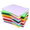 Cartón Rígido Colorido 200g Set Cuadrado de Recorte de Papel Hecho a Mano DIY para Niños de Preescolar Set de Origami de 10 Colores