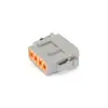 Dtm13-12Pa-12Pb-R008 Placa de Soldadura de PCB Conector Impermeable Socket de Pin Curvo Doméstico de 24 Núcleos