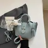Bolso de mano simple de moda estilo coreano para mujer, nuevo bolso cesta vintage primavera 2026, bolso cubo, bolso de hombro y bandolera