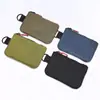 Bolsa de Armazenamento de Malha Mini Portátil Porta-Moedas Divisória de Camada Dupla Bolsa para Batom Maquiagem Bolsa para Fones de Ouvido Bolsa de Armazenamento Diversos