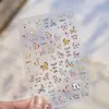 Pegatinas de Uñas con Relieve para Uñas Artísticas DIY Populares Pegatinas de Uñas Retro Europeas y Americanas Pegatina Decorativa de Vaquero y Pony Materiales Pedrería para Uñas