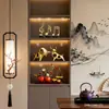 Nuevo juego de decoración de regalo estilo chino: "Que todos tus deseos se hagan realidad" adornos de calabaza y caqui para sala de estar del hogar, mueble de vino y estante de exhibición
