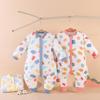 Saco de Dormir para Bebé Recién Nacido Otoño e Invierno Temperatura Constante Edredón Anti-Patadas para Niños Saco de Dormir Acolchado Cálido con Piernas Separadas para Bebé Niño y Niña