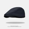 Estilo britânico retro progressivo cap das mulheres cor sólida newsboy cap dos homens all-match verão e outono estilo japonês boina língua de pato