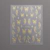 Ortografia Noite Hot Nail Art Stickers ins Liquid Stereo Bronzing Laser Hollow Butterfly Nail Back adesivo adesivo