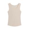 Chaleco Térmico de Terciopelo de Visón y Seda para Mujer Otoño e Invierno con Forro de Felpa, Chaleco de Capa Base de Ropa Interior Térmica Engrosada sin Costuras