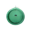 Válvula de Disco Ventiladora Eléctrica Redonda, Válvula de Aire Manual con Brida de Acero Inoxidable para Alta Temperatura, Válvula de Compuerta Neumática para Gases de Combustión de Acero Inoxidable