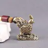 Colgante de Animal del Zodiaco Doce Latón Llavero de Coche Colgante Hecho a Mano Zodiaco Colgante Pequeño Regalo Venta al por Mayor