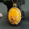 Colgante de Jadeíta Joyería de Ágata Fábrica Transmisión en Vivo Dropshipping S2102402