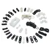 Venda Direta de Fábrica Longran Nylon Retardante de Chama Tipo Ponte Placa de Pressão Espaçamento 30mm Fivela de Fio Fixo Clipe de Fio 10-13mm