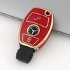 Aplicável a 2 chaves Mercedes-Benz plug-in carro chave GLA GLS GLC GLE CE série chave capa protetora borda dourada