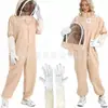 Tipo de Exportação Roupa de Apicultura, Roupa à Prova de Abelhas, Roupa à Prova de Abelhas, Roupa à Prova de Abelhas, Macacão com Chapéu de Apicultura, Macacão Espacial de Peça Única, Ferramenta de Apicultura