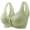 Fivela frontal mulheres grávidas amamentando roupa interior sem costura fina respirável sem fio push up mama lace plus size sutiã para mulheres