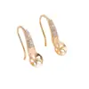 Accesorios de Gancho para Pendientes de Perlas DIY Clásico Versátil Elegante Circonita Microincrustada Pendientes de Zapato de Tacón Alto Productos Semi-Terminados Al Por Mayor