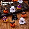 Coche de Juguete de Arrastre para Niños Calabaza de Halloween Fantasma Calavera Murciélago Coche de Juguete de Inercia Regalo de Halloween