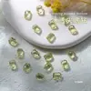Rinestones para Uñas Ice-Clear Tendencia Verano Coloridos Rinestones de Base Puntiaguda Rinestones Transparentes Irregulares Rinestones Rectangulares de Corazón Ovalados para Uñas