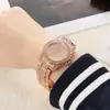 Relógio de Pulso de Quartzo com Pulseira de Aço Totalmente Cravejado com Diamantes, Moda Hip-Hop Transfronteiriça, Luxuoso, Moderno, Temperamento, Fabricante em Estoque