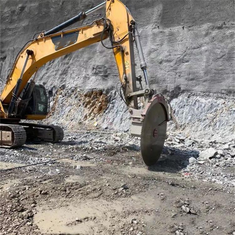 岩石锯 圆盘锯挖机切桩机 (8)