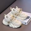 Zapatos blancos de marca para niños, novedad de primavera 2025, zapatillas deportivas para hombre, zapatos de giro para estudiantes de primaria, zapatos para niños.