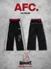 Pantalones anchos de pierna ancha con bloques de color de doble cintura, estilo retro americano para hombres y mujeres, moda urbana elegante, versátiles, holgados, casuales y deportivos, largos