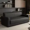 Sofá de Oficina Simple Moderno de Negocios Sala de Estar Recepción Ocio Sofá de Tres Plazas de Cuero con Forma de Garra de Gato Combinación con Mesa de Café